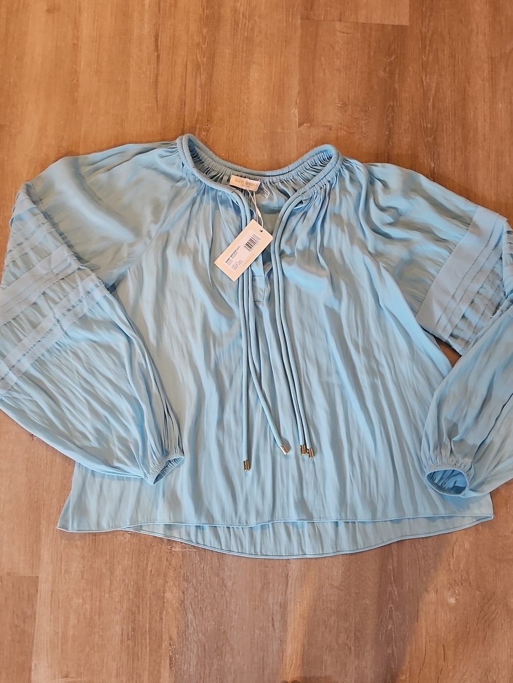 Ramy Brook Reggie Shirt Color Sky NWT